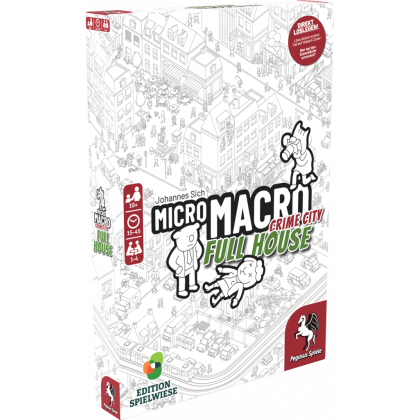 Micro Macro Crime City Tricks Town, jeu de société Edition Spielwiese