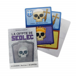 Exemple de cartes du jeu La Crypte de Sedlec