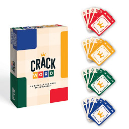 Boite ouverte du jeu Crack Word