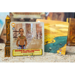 Exemple de cartes du jeu Cartaventura Odyssée : Le Secret  des Pharaons