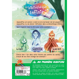 Dos de couverture du livre Ma Première aventure la Bibliothèque Infinie