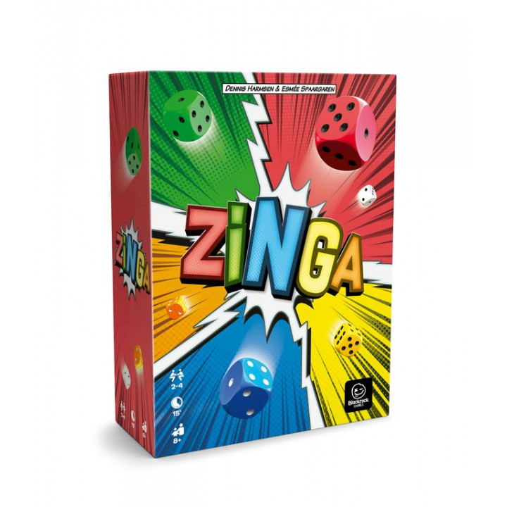 Boite du jeu Zinga