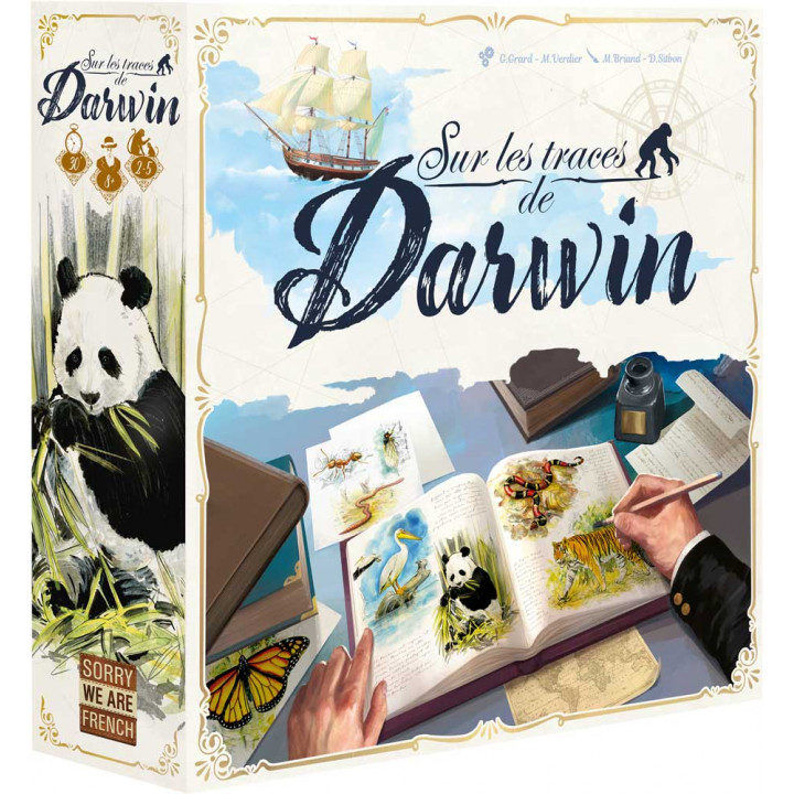 Boite du jeu Sur les Traces de Darwin